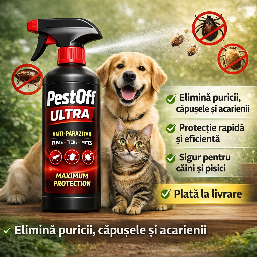 Spray-ul PROFESIONAL Anti-Daunatori PestOff Ultra