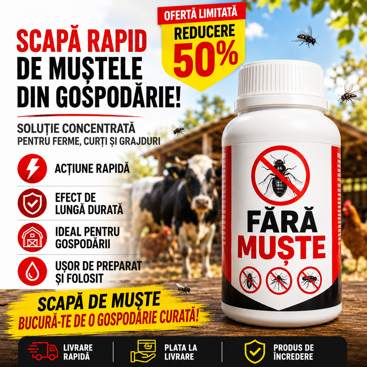 Solutie Contra Mustelor-Fără Muște