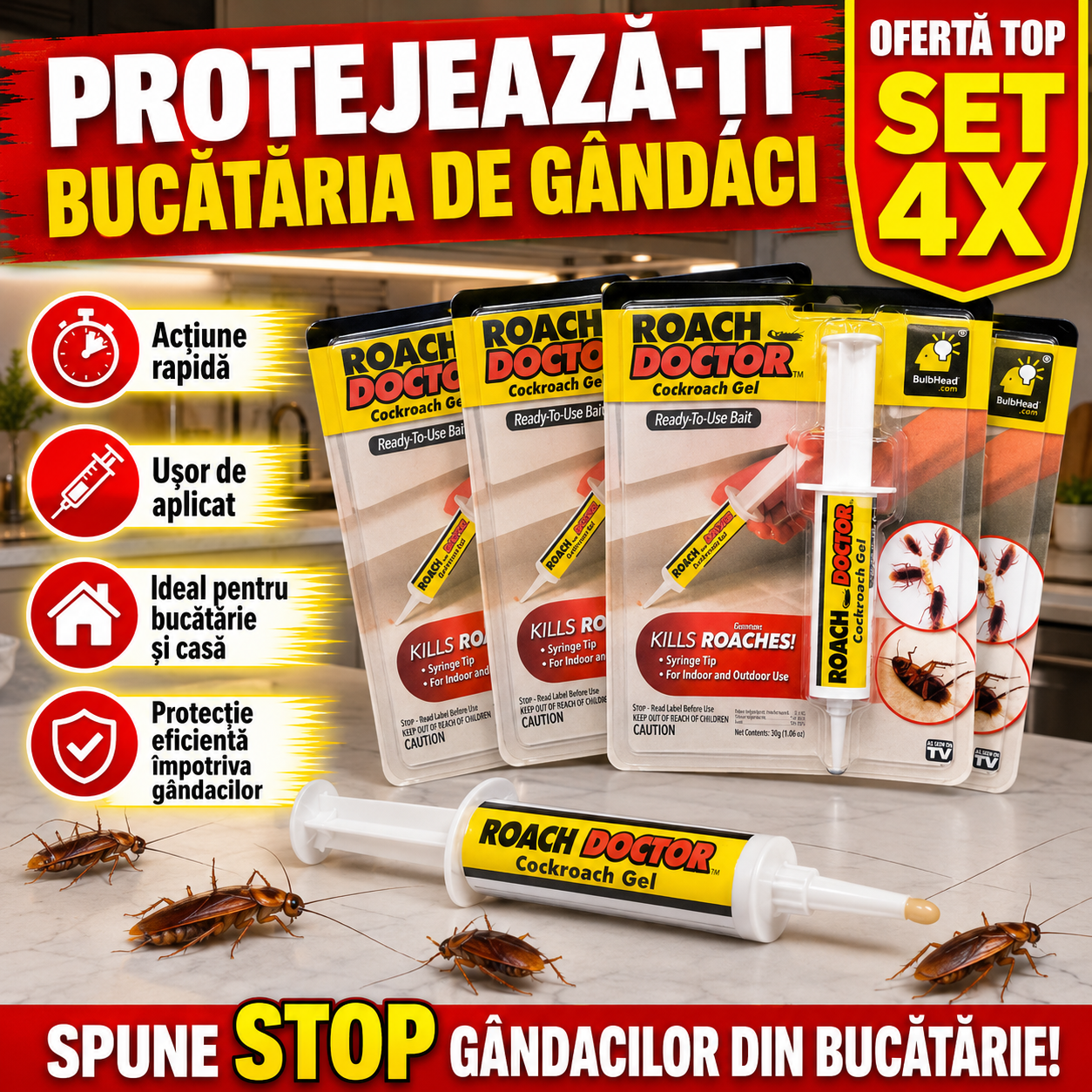 SET 4X SERINGI INSECTICID ANTI GANDACI