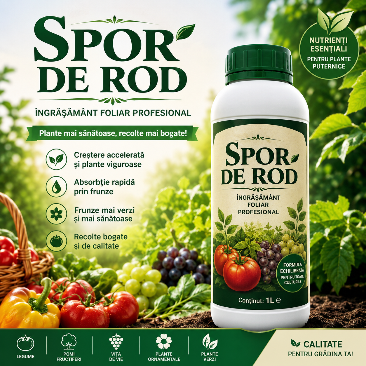 Ingrasamant Folier Profesionla - Spor de Rod