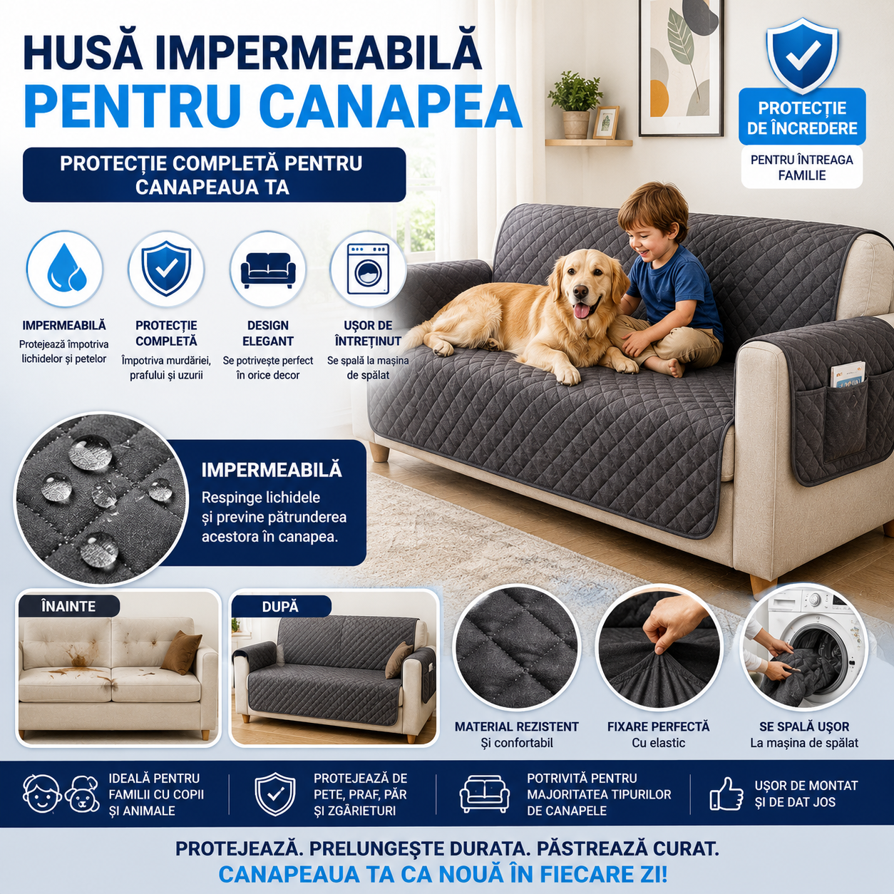 CasaProtect™ -  Husă Impermeabilă