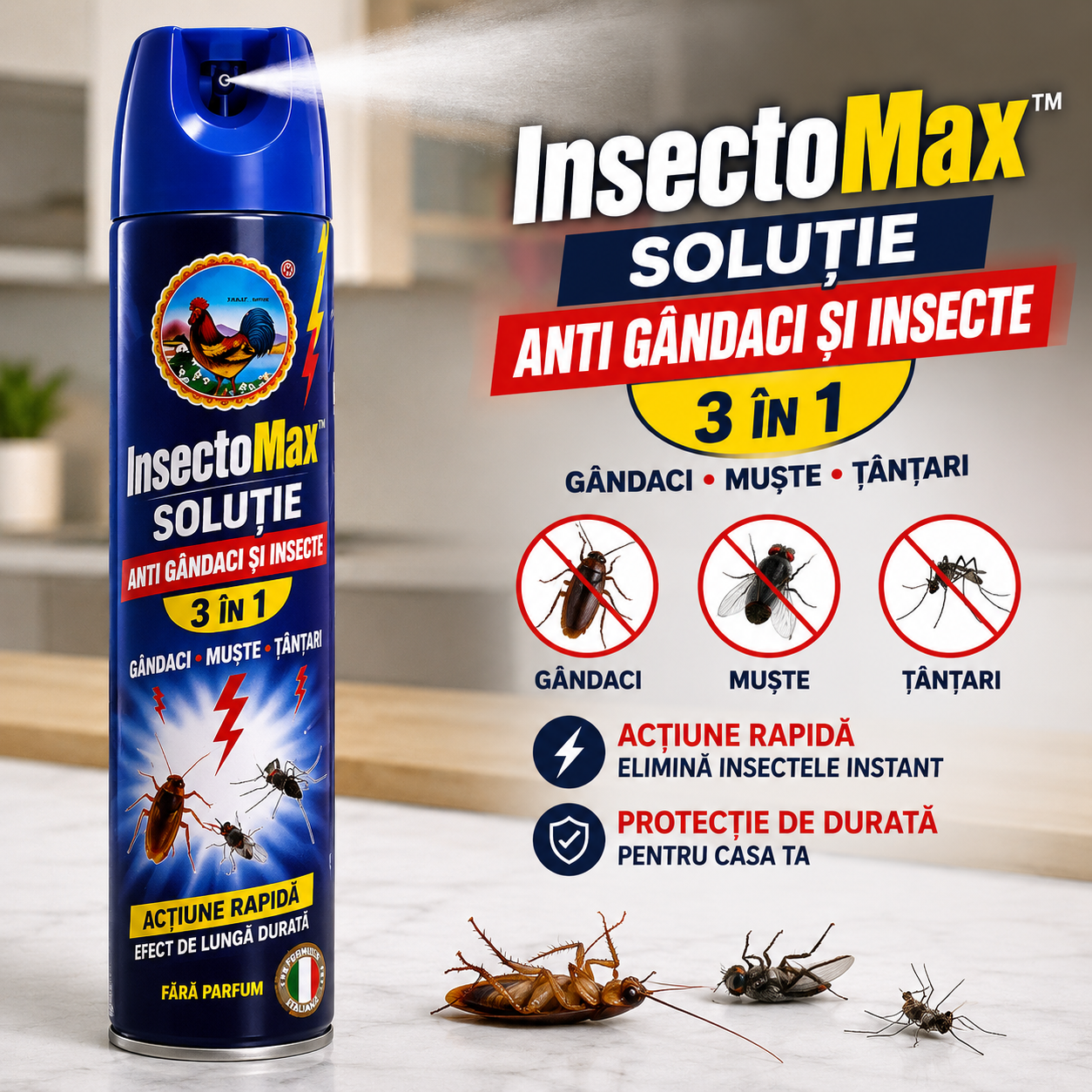 Solutie Anti Gandaci si Insecte - InsectoMax™