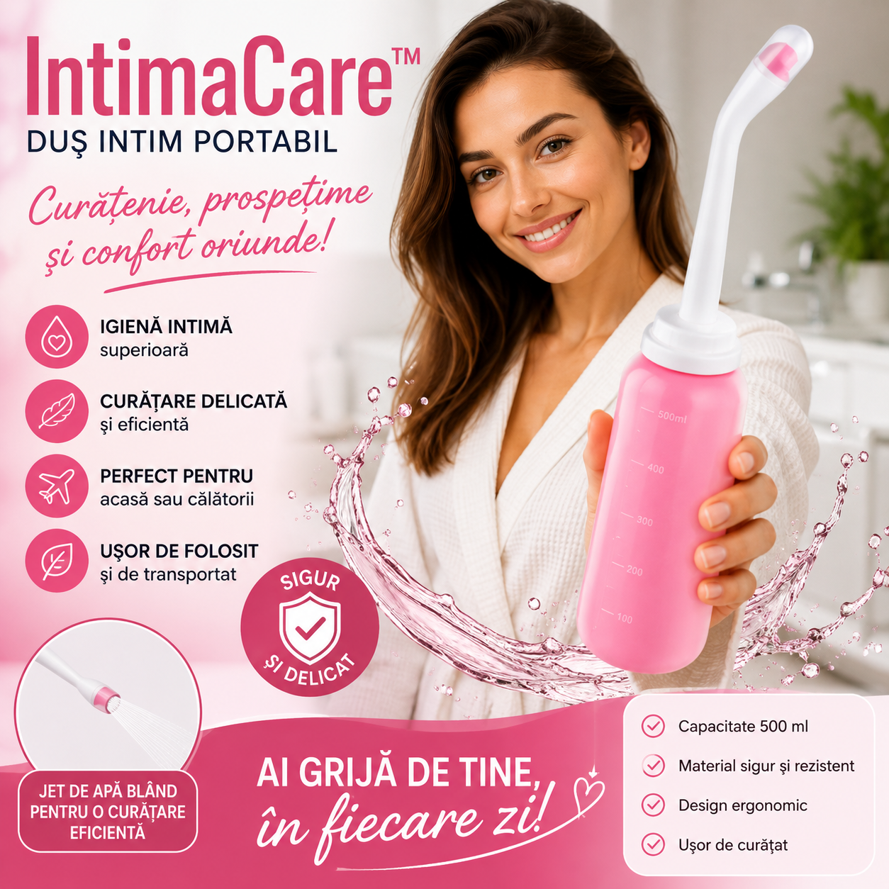IntimaCare™ - Duș Intim Portabil