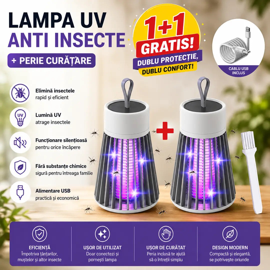 Lampă UV Anti-Insecte - UV Protect™