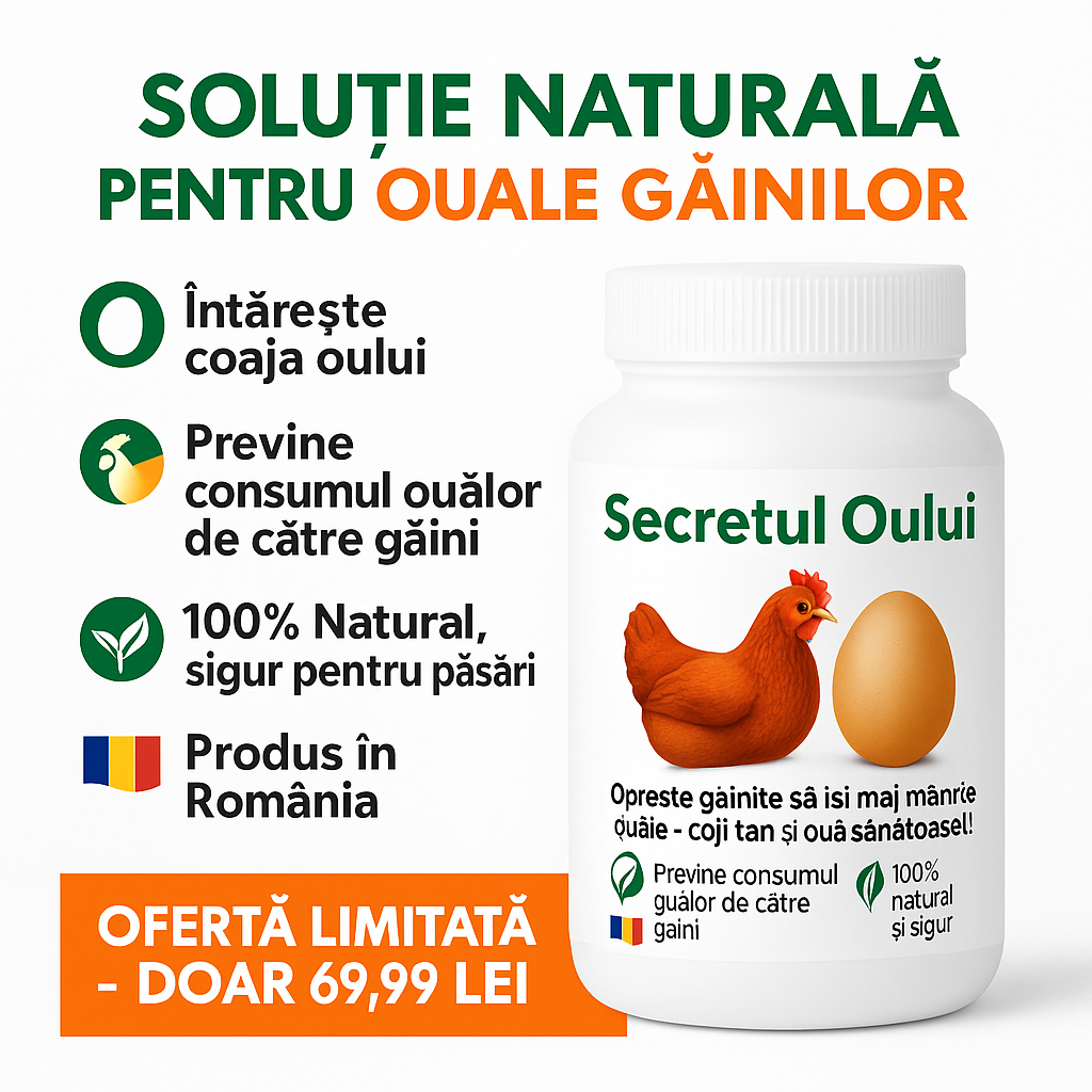 Secretul Oului - Coajă puternică, ouat constant, găini sănătoase ...