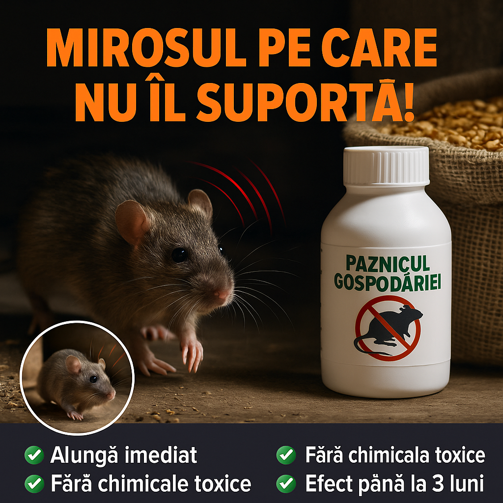 Paznicul Gospodariei - Apara curtea de soareci si sobolani