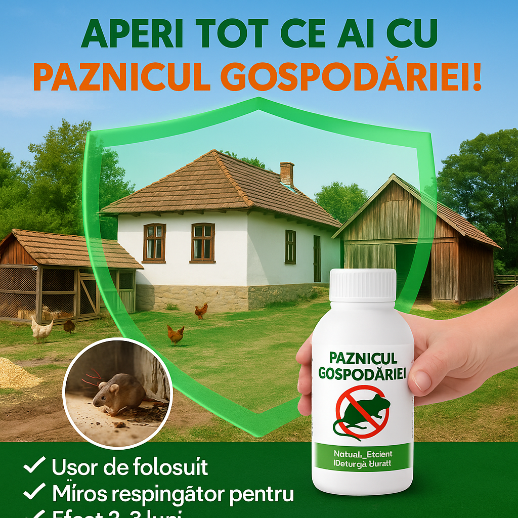 Paznicul Gospodariei - Apara curtea de soareci si sobolani