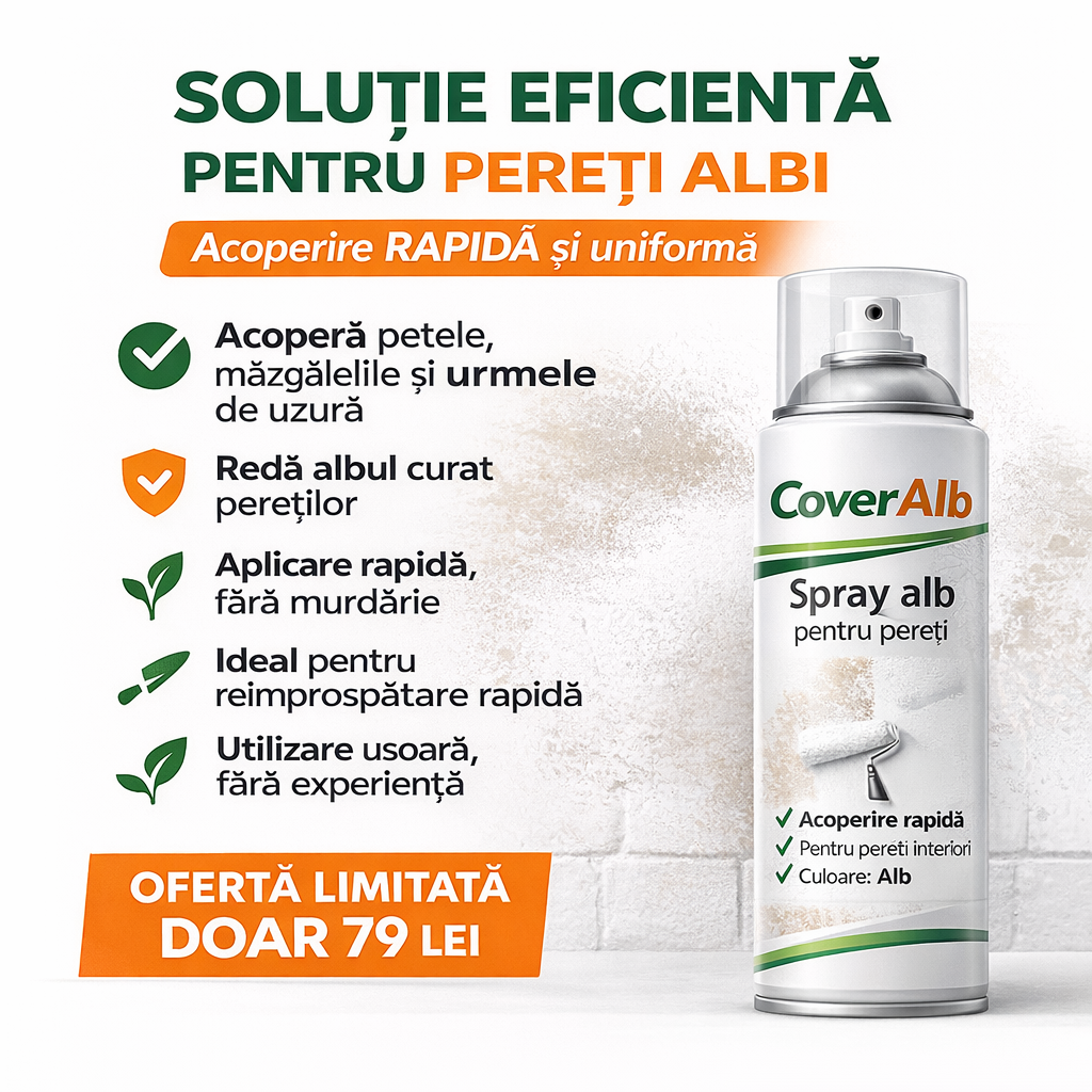 Spray - Repararea Peretilor CoverAlb